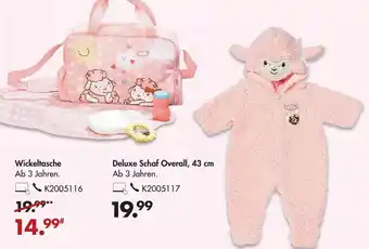 Galeria Wickeltasche oder Deluxe Schaf Overall, 43 cm Angebot