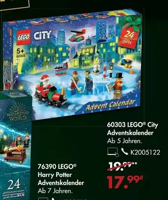 Galeria 60303 Lego City Adventskalender Angebot