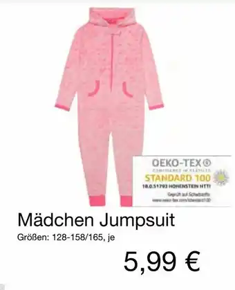 KiK Mädchen Jumpsuit Angebot