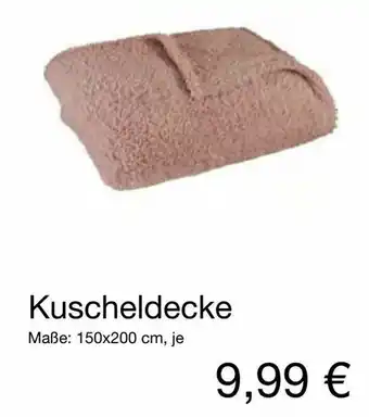 KiK Kuscheldecke Angebot