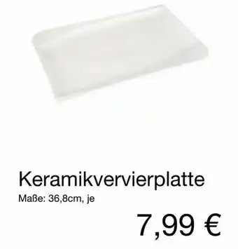 KiK Keramikvervierplatte Angebot