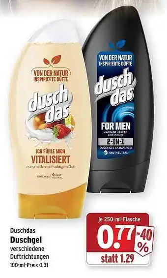 Wasgau DuschDas Duschgel Angebot