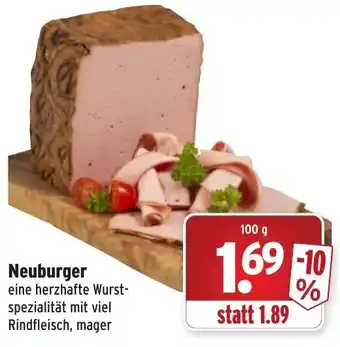 Wasgau Neuburger 100g Angebot