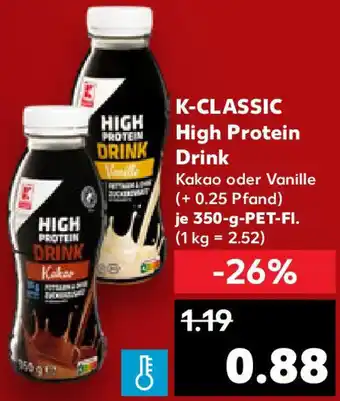 Kaufland K-CLASSIC High Protein Drink 350 g Angebot