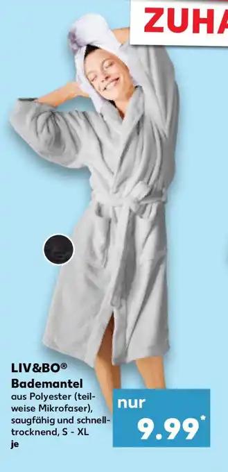 Kaufland LIV&BO Bademantel Angebot