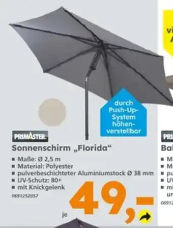 Globus Baumarkt PRIMASTER Balkonschirm „Florenz“ Angebot