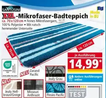 Norma SANTOSINI XXL-Mikrofaser-Badteppich Angebot