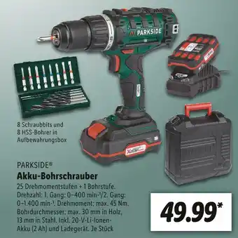 Lidl Parkside akku-bohrschrauber Angebot