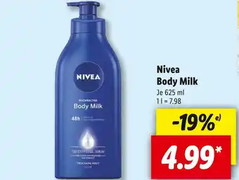 Lidl Nivea body milk Angebot