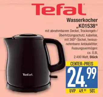 E-Center Tefal Wasserkocher KO1538 Angebot