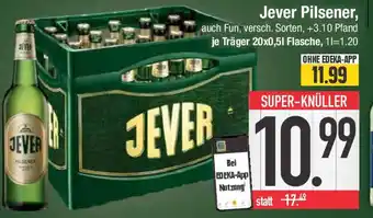 E-Center Jever Pilsener, 20 x 0,5 l Flasche Angebot