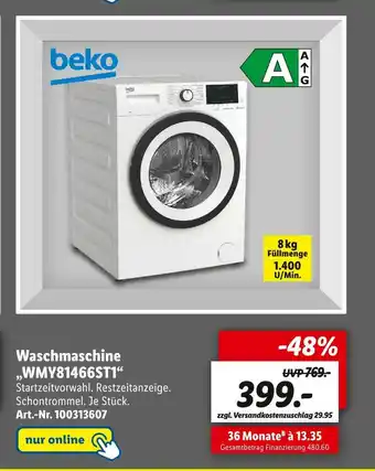 Lidl Beko waschmaschine „wmy81466st1“ Angebot