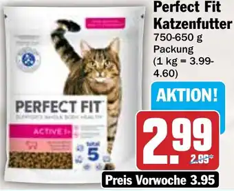 Hit Perfect Fit Katzenfutter 750-650 g Packung Angebot