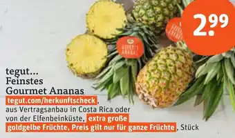 tegut tegut Feinstes Gourmet Ananas Angebot