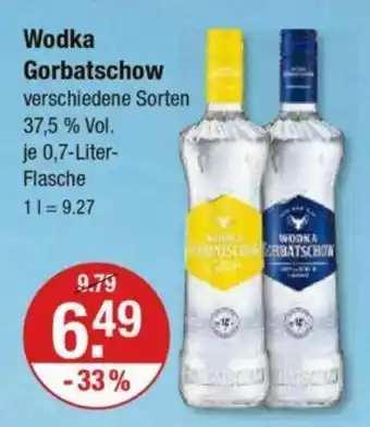 V Markt Wodka Gorbatschow 700ml Angebot