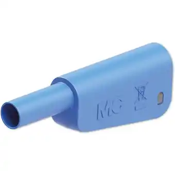 ManoMano SLM-4A-46 Sicherheits-Lamellenstecker Stecker Stift-Ø: 4 mm Blau 1 St. - Stäubli Angebot