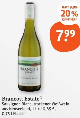 tegut Brancott Estate 0,75 L Flasche Angebot