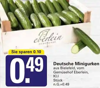 WEZ Deutsche Minigurken Angebot