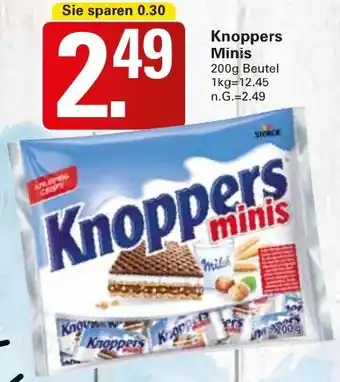 WEZ Knoppers Minis 200g Beutel Angebot