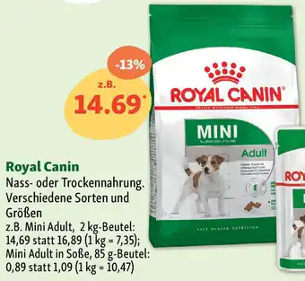 Fressnapf Royal Canin Nass oder Trockennahrung 2 kg Beutel Angebot