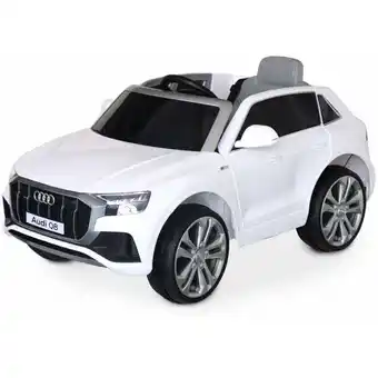 ManoMano Audi Q8 Elektroauto 12V, 1 Sitz, 4x4 - Weiß - Sweeek Angebot