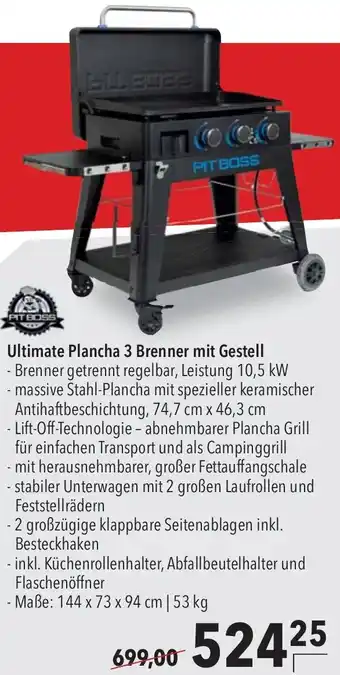 CITTI Markt PIT BOSS Ultimate Plancha 3 Brenner mit Gestell Angebot