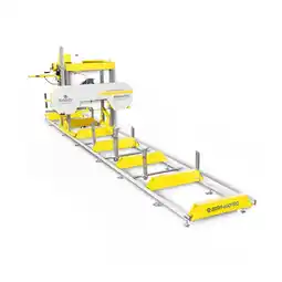 Netto Marken-Discount BAMATO Blockbandsäge BBSW-660PRO mit 5,9m Rollbahn und elektrischer Höhenverstellung Angebot