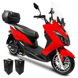 Netto Marken-Discount Maximus, E-Scooter MX2-45 - 45 km/h, 2 x 60V-32,5Ah Lithium Akku, 3000 Watt Angebot