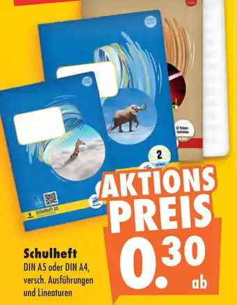 Mäc Geiz Schulheft Angebot