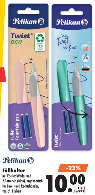 Mäc Geiz Pelikan Füllhalter Angebot