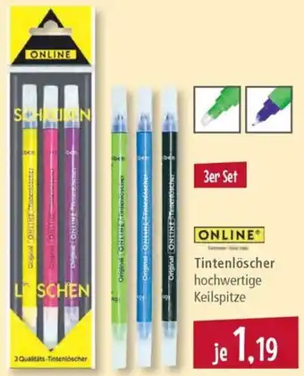 Pfennigpfeiffer ONLINE Tintenlöscher 3er Set Angebot