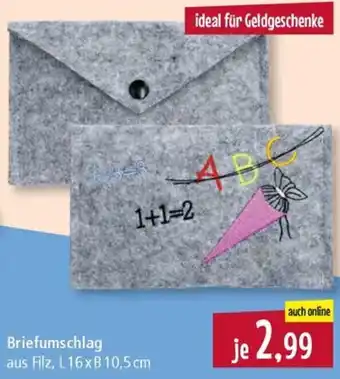 Pfennigpfeiffer Briefumschlag Angebot