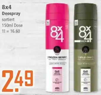 Klaas und Kock 8x4 Deospray 150ml Dose Angebot