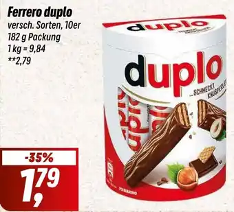 Simmel Ferrero duplo 182 g Packung Angebot