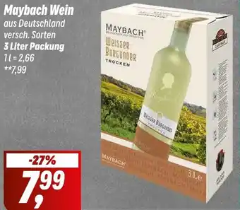 Simmel Maybach Wein 3 Liter Packung Angebot