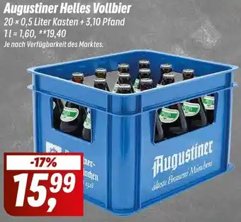 Simmel Augustiner Helles Vollbier 20x0,5 Liter Kasten Angebot