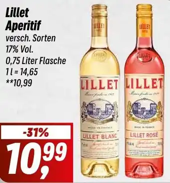 Simmel Lillet Aperitif 0,75 Liter Flasche Angebot