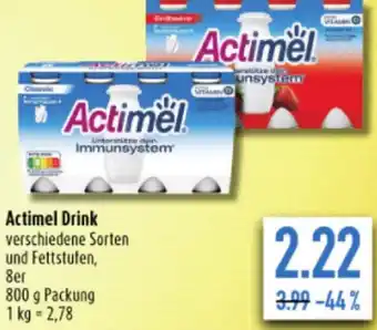 diska Actimel Drink 800 g Packung Angebot