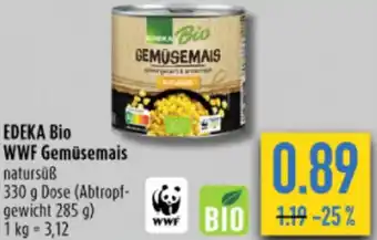 diska EDEKA Bio WWF Gemüsemais 330 g Dose Angebot