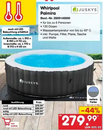 Netto Marken-Discount JUSKYS Whirlpool Palmira Angebot