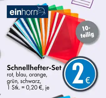 TEDi einhorn Schnellhefter-Set Angebot