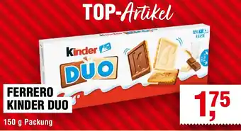 Handelshof FERRERO KINDER DUO 150 g Packung Angebot