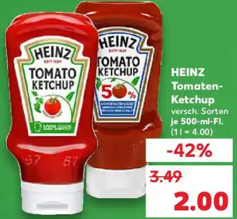 Kaufland HEINZ Tomaten Ketchup 500 ml Fl. Angebot