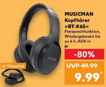 Kaufland MUSICMAN Kopfhörer BT-X65 Angebot