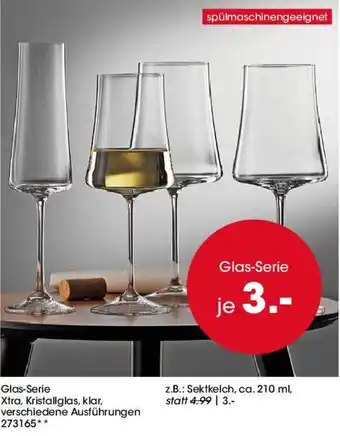 Möbel Martin Glas-Serie Angebot
