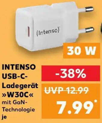 Kaufland INTENSO USB-C Ladegerät W30C Angebot