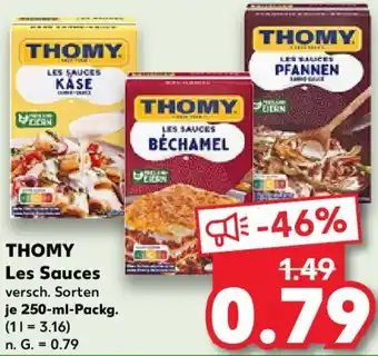 Kaufland THOMY Les Sauces 250 ml Packg. Angebot