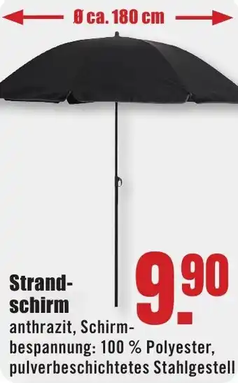 B1 Discount Baumarkt Strandschirm Angebot