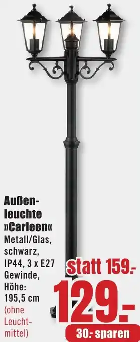 B1 Discount Baumarkt Außenleuchte Carleen Angebot