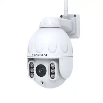 Netto Marken-Discount FOSCAM SD4 4 MP Dual-Band WLAN PTZ Dome Überwachungskamera mit 4-fach optischem Zoom Angebot